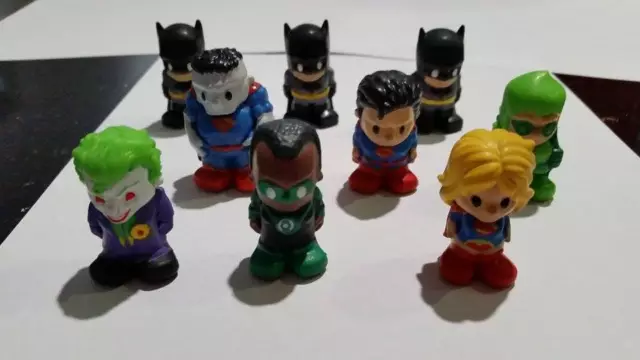 Ooshies DC comics, Individual items from Series 1, as new. Pencil topper.