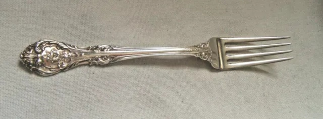 Gorham Sterling Silver Fork 7 1/8” King Edward Pattern