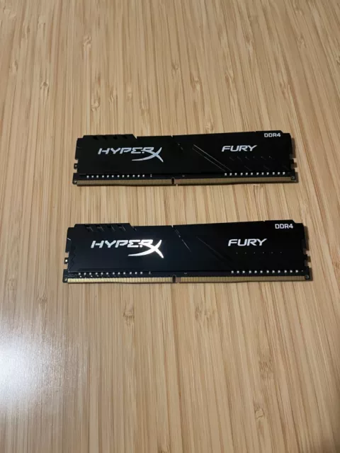 Kingston HyperX Fury 16GB (2 X 8GB) DIMM PC4-25600 (DDR4-3200) Memory...