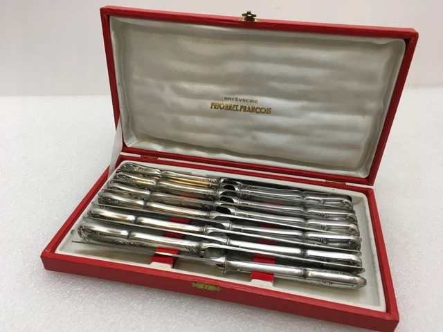Ménagère de 37 couverts en métal argenté Francois Frionnet modèle louis XV marly | Métal argenté Ménagère de 37 couverts en métal argenté Francois Frionnet modèle louis XV marly | Métal argenté