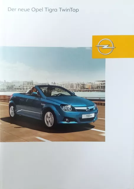 Opel Tigra Twin Top 12/04 Prospekt Brochure Broszura Folleto Catalogue