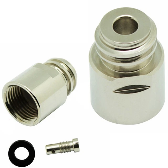 Ottone 1pc Adattatore Serbatoio Convertitore Regolabile Cilindro Valvola Perno