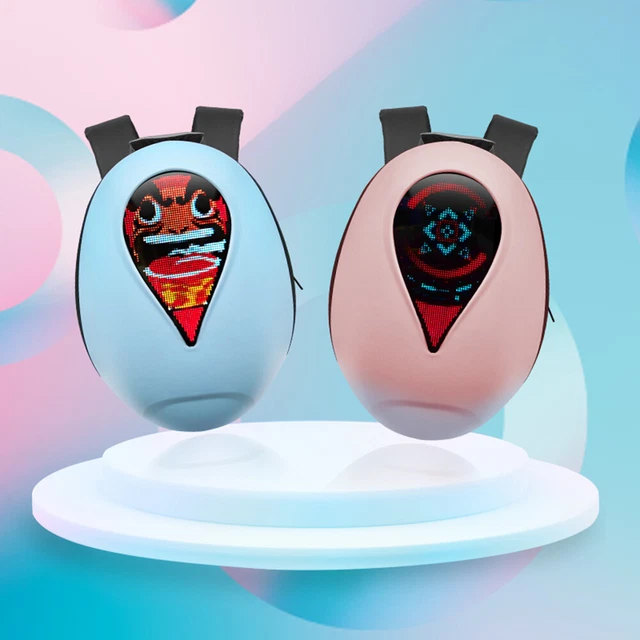 PINK LED CYCLING Backpack Luminous Helmet Motorcycle Helmet Backpack