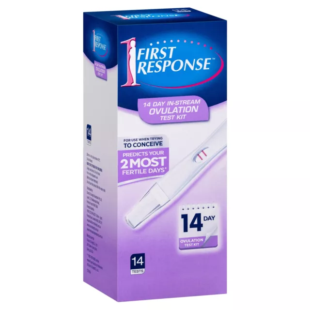 First Response 14 Day In Stream Ovulation Test Kit 14 Pack