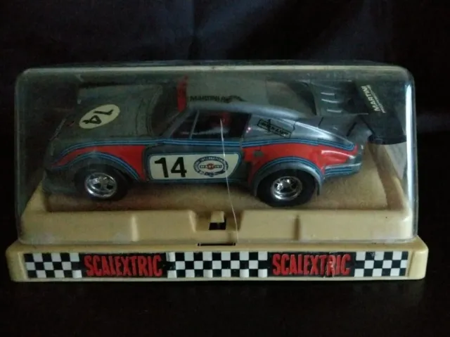 Scalextric C155 Porsche 911 Turbo Martini racing #14