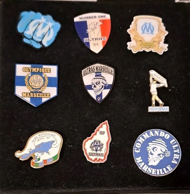 Écharpe OM Vintage – Yankee Marseille, No Commando Ultra’84 Fanatics