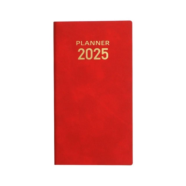 MIT KALENDER AGENDA-BUCH 2025 A6 Zu tun Liste Englisch Notizblock