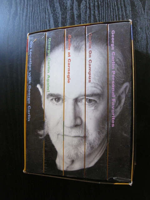 THE GEORGE CARLIN Collection [VHS] box set 5 video tapes mint shape £ ...