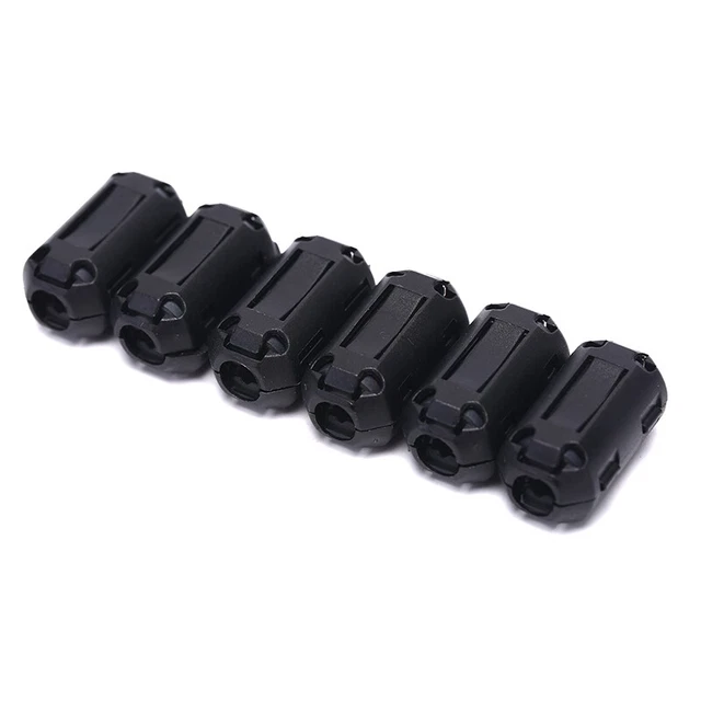6 x Clip On EMI RFI Noise Ferrite Core Filter for 7mm Cable N3-SL YT BII