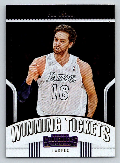2018-19 Panini Contenders Winning Tickets #7 Pau Gasol (ref 202319)
