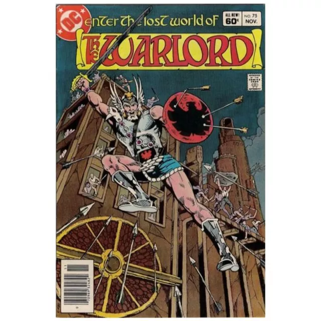 Warlord (1976 series) #75 Newsstand in Very Fine minus condition. DC comics [o`