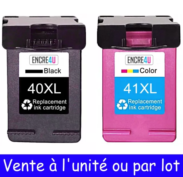 ENCRE4U - Cartouches d'encre compatibles Canon 40 et 41 XL ( Pixma IP JX MP MX )