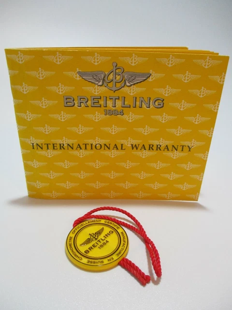 Breitling B2 A42362 Chronograph Watch Warranty Certificate Book & Open Hang Tag Breitling B2 A42362 Chronograph Watch Warranty Certificate Book & Open Hang Tag