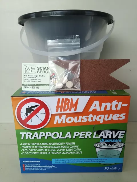 Acti Zanza Break AQUALAB Zanzara Zanzare Tigre NO FLY ZONE ThermaCELL ACTIVA HBM