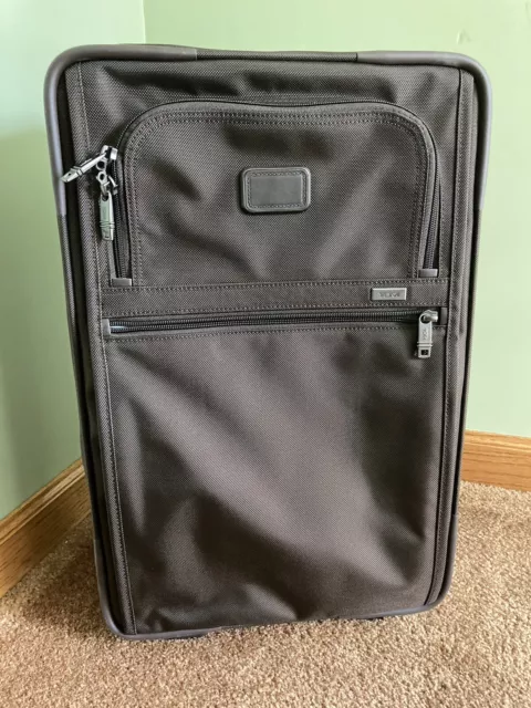 TUMI Alpha II Continental Two Wheel Carry-On  Dark Brown