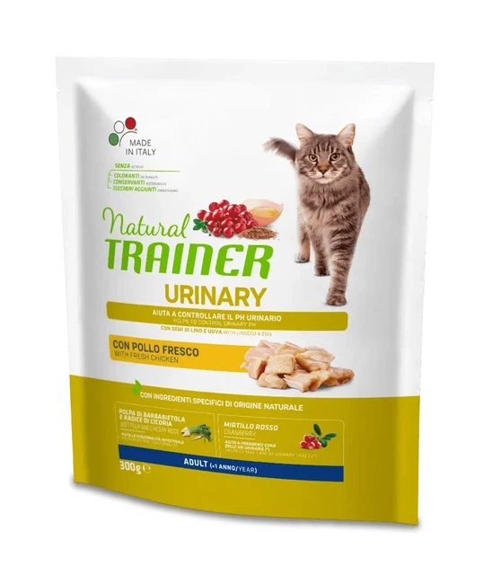 x12 Natural Trainer Cibo Secco Urinary Adult con pollo fresco Gatto Croccantin