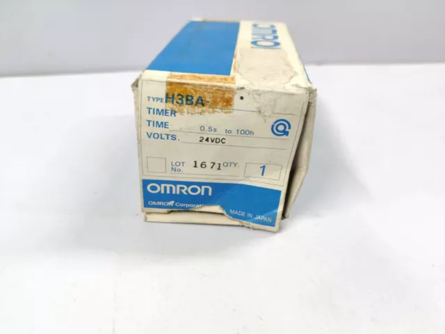 Omron H3BA 24VDC 0.5s Pour 100h Minuteur