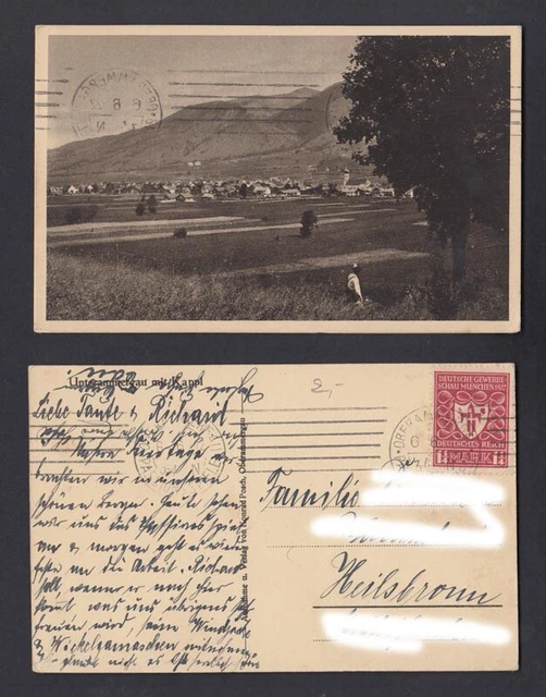 Ansichtskarte Unterammergau mit Kappel