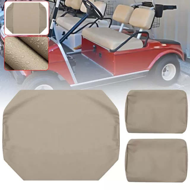 Club Car Vordersitz-Rückenlehnenbezüge Khaki Für Pre-2000 Ds Golf Cart 82-00 2