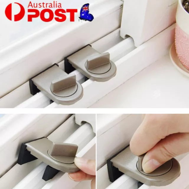 NEW Babies Safety Adjustable Window Lock Sliding Sash Stopper Door Restrictor