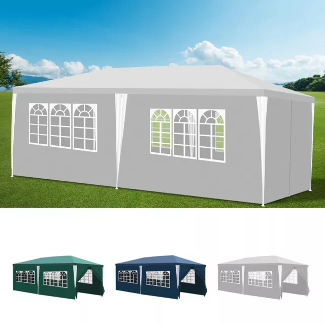 Pavillon Stabiles hochwertiges Pergola Partyzelt Gartenzelt 3x3/3x6m