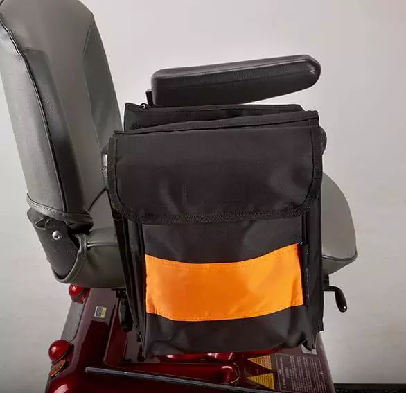 Mobility Scooter / Rollstuhlkoffertasche mit Geldbörse von Ducksback fluoreszierend