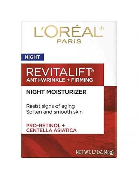 LOreal Revitalift Anti Wrinkle Firming Moisturizer Night Cream 1.7oz. New in Box
