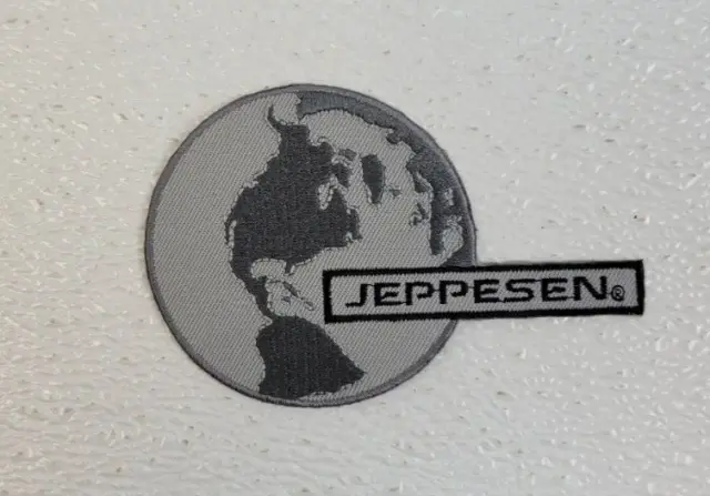 Vintage Jeppesen Flags of the World Aviation Pilot Patch