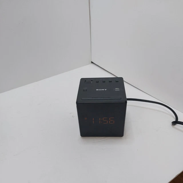 SONY ICFC1 AM/FM Digital Alarm Clock Radio LED w/ Backup Battery 11.