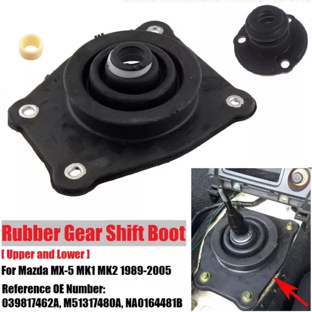 MX5 Gear Lever Shift gearshift Boot Gaiter Kit for Mazda MX-5 MK1 Mk2 1989-2005