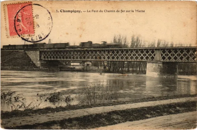 CPA Champigny Pont du Chemin de Fer (1363988)
