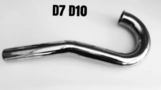 Exhaust Pipe BSA Bantam  D3 D5 D7 D10 Trials High Level  Chrome  UK Made 90-3154