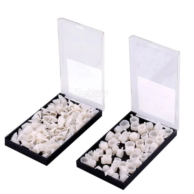 20box Dental Oral Temporary Teeth Crown Cap Tooth Synthetic Resin box shape