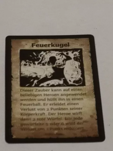 Ersatzteil - Schreckenszauber Feuerkugel - für Avalon Hill Heroquest