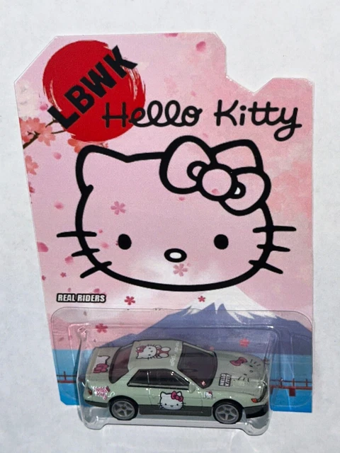 HOT WHEELS CUSTOM 2024 Hello Kitty Lbwk Series Nissan Silvia S13 Vrais ...