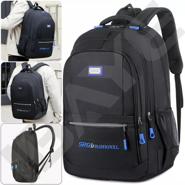 Laptop Rucksack Herren Damen Wasserdicht Freizeit Reise Arbeit Schulrucksack 40L