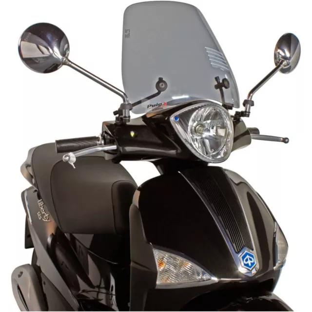 Verkleidung Windschild Puig Trafic smoke für Piaggio Liberty 50, 125 (04-10) PUI