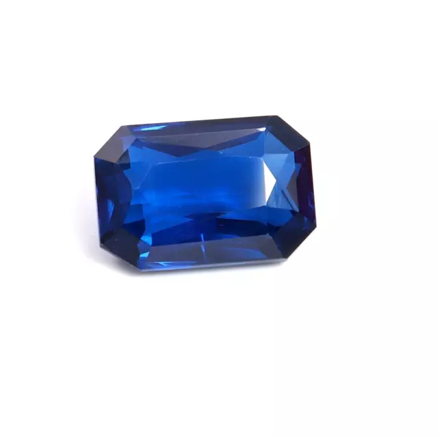 100% naturel 11.00 Ct spinelle bleu de Ceylan forme émeraude pierre...