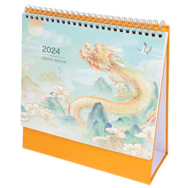DECORATIVE DESK CALENDAR Office 2024 Calendar 2024 Monthly Calendar