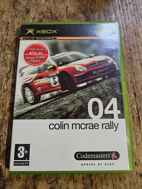 Microsoft Rally Racing Xbox COLIN MCRAE RALLY 04 (Microsoft Xbox 2004) Complet avec manuel EUR 11 ...