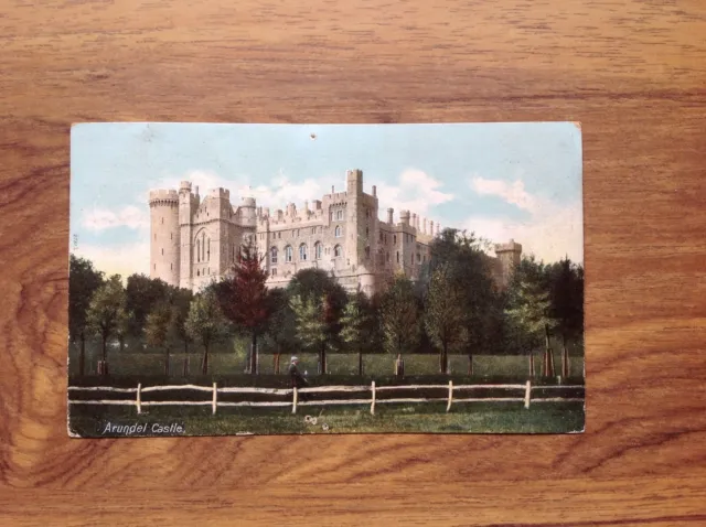 Vintage Postcard Arundel Castle 1904  , West Sussex  . Free UK P&P
