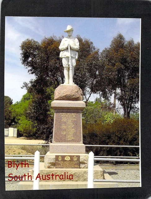 S0536 Australia SA Blyth War Memorial postcard