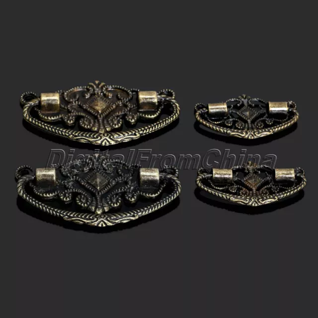 6pcs Antique Bras Knob Pull Handle for Drawer Door Dresser Cupboard Furniture