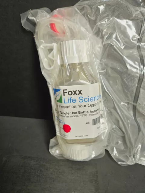 Foxx Life Sciences Bottle Assembly 250 ml Vent Cap with Dip Tube 8 Sets