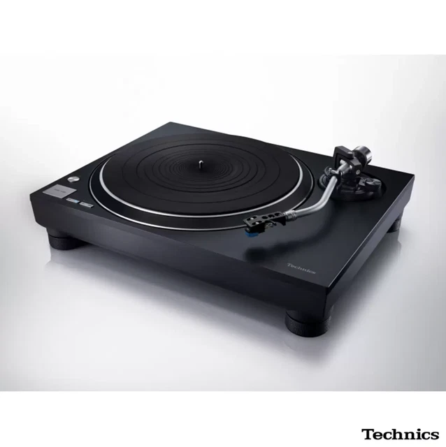 TECHNICS SL100C DIRECT Drive Black Turntable, AudioTechnica ATVM95C
