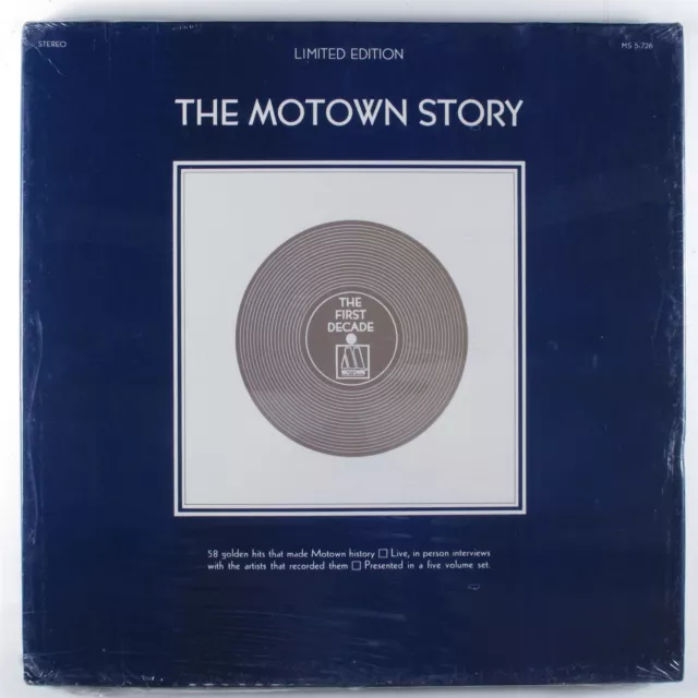 MOTOWN STORY Various Artists MOTOWN MS5-726 5XLP boxset SEALED j