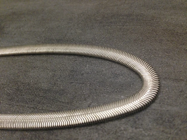 Collier / Chaîne Plaqué Argent - Modèle Unisexe Homme/femme - Neuf Dans Son Emballage - Fabriqué En France