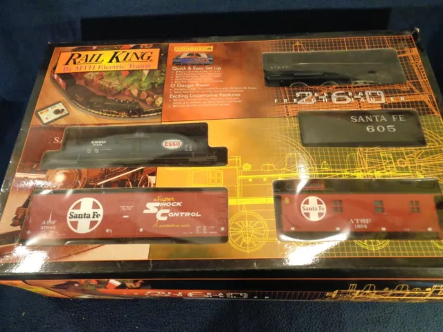 Rail King by MTH Santa Fe 2-6-0 R-T-R Train Set Item #30-4017-0