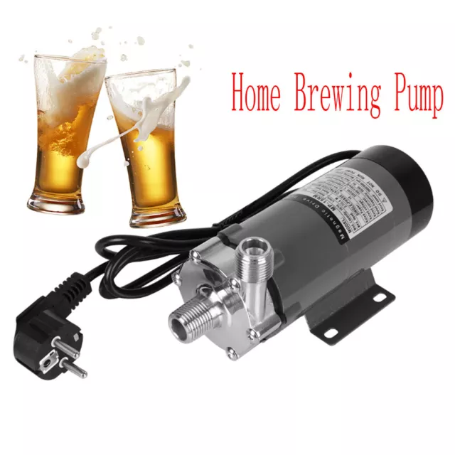 220V/110V Magnetic Drive Pump MP15RM Homebrew Beer Brewing Stainless Steel Head