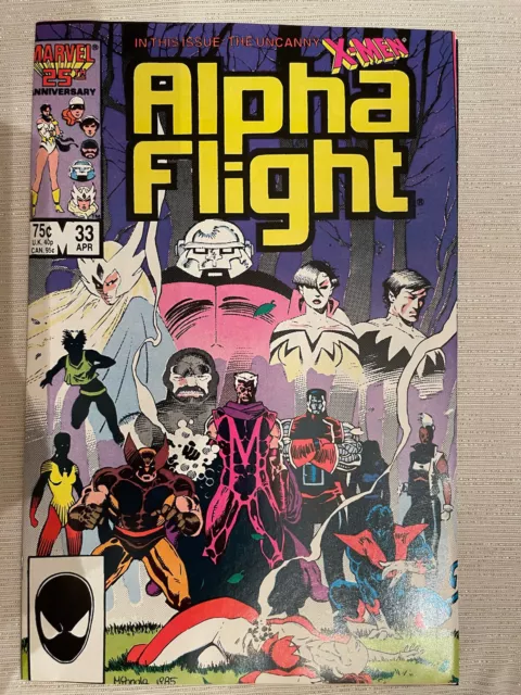 Alpha Flight #33 (1985) Marvel NM /9.4+ 1st Yuriko as Lady Deathstrike CGC it!